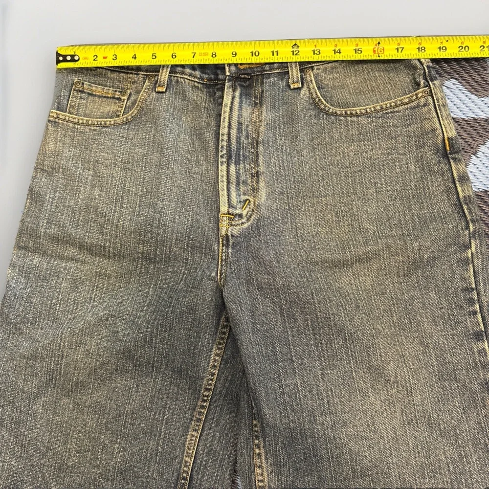 Vintage Y2K Nautica‎ Denim Baggy Jean Shorts Size 34 Carpenter Style